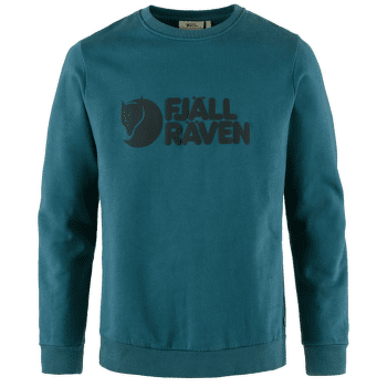 Hanorac Fjällräven Fjällräven Logo Sweater Men Deep Sea