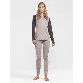 Tricou cu mânecă lungă Craft Core Warm Baselayer LS Tee Women 999000 Black