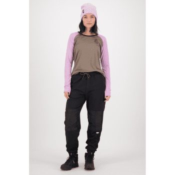 Tricou cu mânecă lungă Mons Royale Icona Raglan Women Cherry / 9 Iron