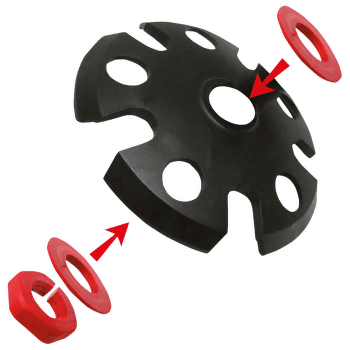 ND Leki talířek Snowflake revolving basket with fixing parts