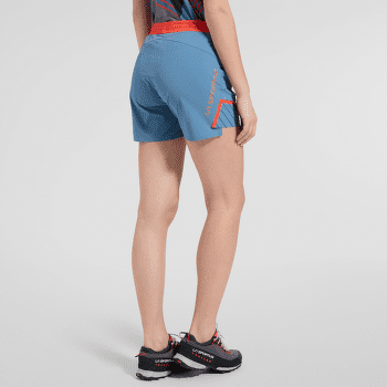 Pantaloni scurți La Sportiva COMP SHORT Women Black/Cherry Tomato