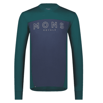 Tricou cu mânecă lungă Mons Royale REDWOOD ENDURO VLS Evergreen / Midnight