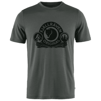 Tricou cu mânecă scurtă Fjällräven Abisko Wool Classic SS Men Basalt