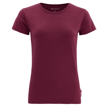 Tricou cu mânecă scurtă Devold Jakta Merino 200 T-Shirt Women 740A Beetroot