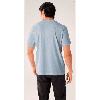 Tricou cu mânecă scurtă Arcteryx Arc´Word Logo SS Men Stratus / Arctic Silk