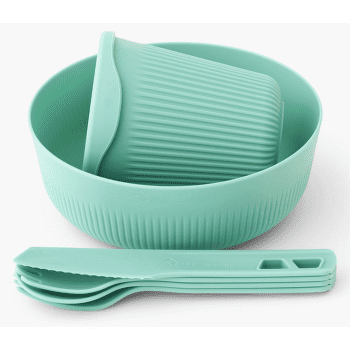 Set Sea to Summit Passage Dinnerware Set - [1P] [6 Piece] Aqua Sea Blue