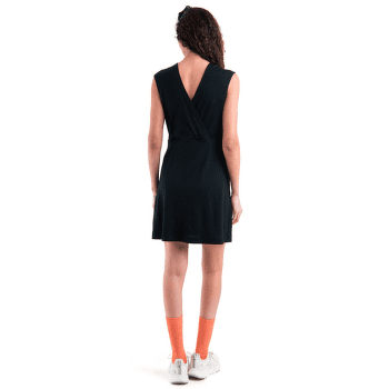 Rochie Icebreaker Merino 200 Granary Sleeveless V Neck Women Black