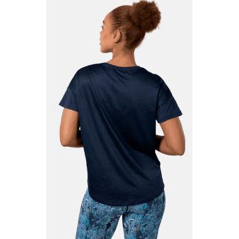 Tricou cu mânecă scurtă Kari Traa VILDE AIR TEE DARK NAVY BLUE