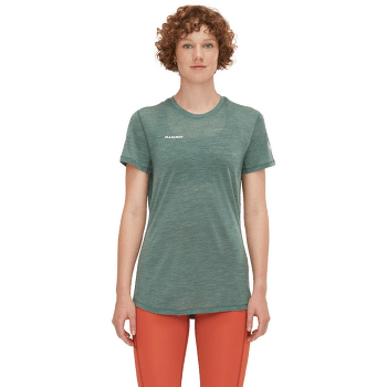 Tricou cu mânecă scurtă Mammut Tree Wool FL T-Shirt Women quartz dust melange