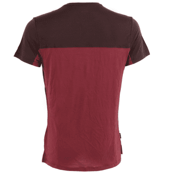 Tricou cu mânecă scurtă Icebreaker Merino 125 Cool-lite™ Sphere III SS Tee Colour Block Men PORT/BITTERSWEET/CB