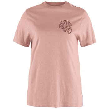 Tricou cu mânecă scurtă Fjällräven Hemp Blend Out Here T-shirt Women Chalk Rose