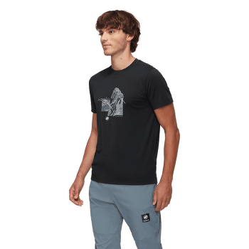 Tricou cu mânecă scurtă Mammut Mountain T-Shirt Men 4208m black 0001