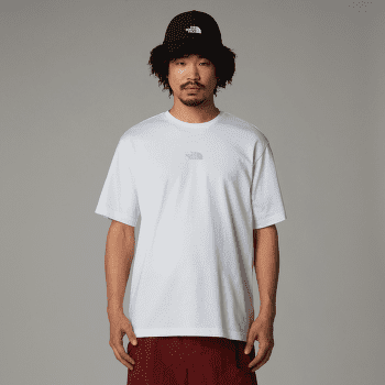 Tricou cu mânecă scurtă The North Face UNISEX SS NEVER STOP RELAXED TEE TNF WHITE