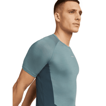 Tricou cu mânecă scurtă Icebreaker Merino Blend 125 ZoneKnit™ SS Crewe Men ABYSS/BLUE ASH/CB