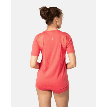 Tricou cu mânecă scurtă Kari Traa Embla Wool Tee Women CANDY/LIGHT RED
