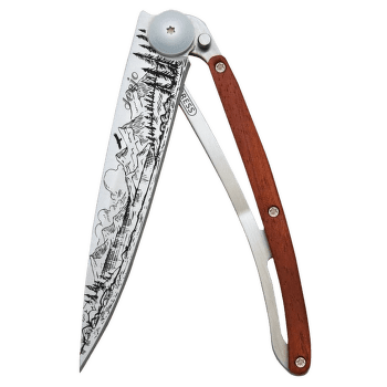Cuțit Deejo Mountain 37g, Coral Wood