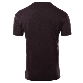 Tricou cu mânecă scurtă Aclima LightWool 180 Classic Tee Men Chocolate Plum
