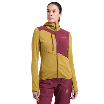 Jachetă La Sportiva LUCENDRO THERMAL HOODY WOMEN Savana/Redwood