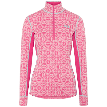 Tricou cu mânecă lungă Kari Traa Rose H/Z (622691) SPINK/BRIGHT PINK