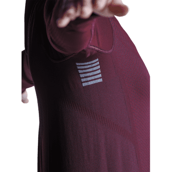 Tricou cu mânecă lungă X-Bionic X-Bionic® XCeed Run Shirt LS Women Oxide Red/X Black