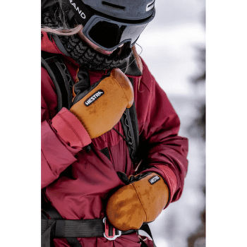 Mănuși Hestra Army Leather Wool Terry Mitt Grey