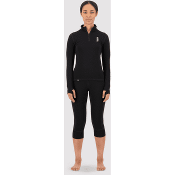Colanți 3/5 Mons Royale Cascade Merino Flex 200 3/4 Legging Women Black
