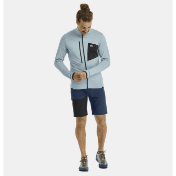 Jachetă Ortovox FLEECE GRID JACKET MEN 87301 glacier grey