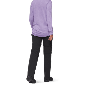 Pantaloni Mammut HIKING ZIP OFF PANTS WOMEN black 0001