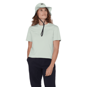 Tricou cu mânecă scurtă Mammut MAMMUT BASE CROPPED T-SHIRT WOMEN MINI LOGO 3818 dark mammut red