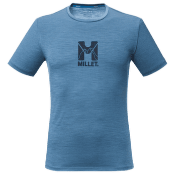 Tricou cu mânecă scurtă Millet UBIC WOOL TS SS Men CORONET BLUE