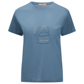 Tricou cu mânecă scurtă Aclima LightWool 140 Classic Tee Kettle Women Blue Fusion
