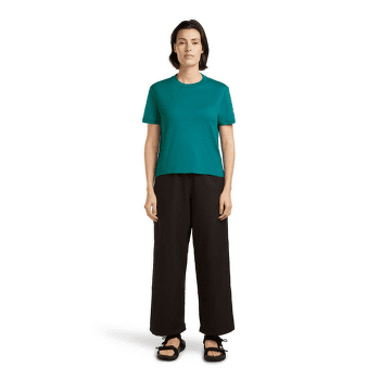 Tricou cu mânecă scurtă Icebreaker Merino 150 Tech Lite SS Crop Tee Women TIDAL TEAL