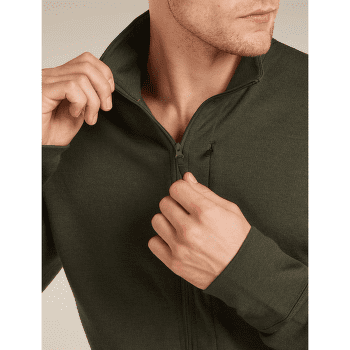 Pulover Icebreaker Merino 260 Quantum LS Zip Men Black