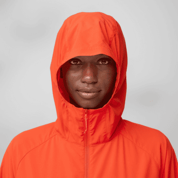 Jachetă Fjällräven HIGH COAST WIND HOODIE WOMEN Chalk Rose