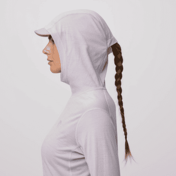 Hanorac Fjällräven ABISKO WOOL HOODIE WOMEN Lavender Mist