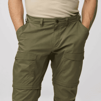 Pantaloni Fjällräven ABISKO HYBRID TRAIL TROUSERS ZIP-OFF MEN Navy