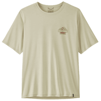 Tricou cu mânecă scurtă Patagonia Cap Cool Daily Shirt - Great Waves Men Dyno White