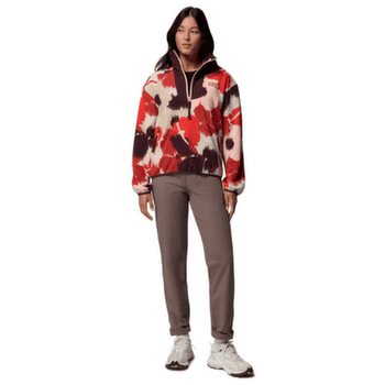 Hanorac Columbia Sequoia Grove Printed Half Zip Women Washed Red, Ikatbloom 643