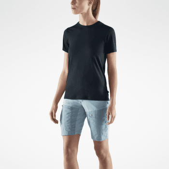 Tricou cu mânecă scurtă Fjällräven Abisko Wool SS Women Patina Green