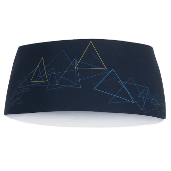 Bandă pentru cap Direct Alpine Stripe anthracite/mango