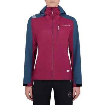 Jachetă La Sportiva ALPINE GUIDE SOFTSHELL JACKET Women Storm Blue/Red Plum