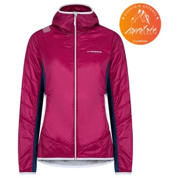 Jachetă La Sportiva Aequilibrium Insulation Hoody Women Red Plum/Opal