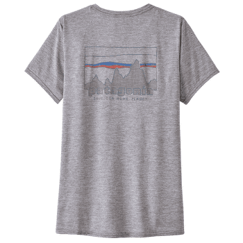 Tricou cu mânecă scurtă Patagonia Cap Cool Daily Graphic Shirt Women 73 Skyline: Feather Grey