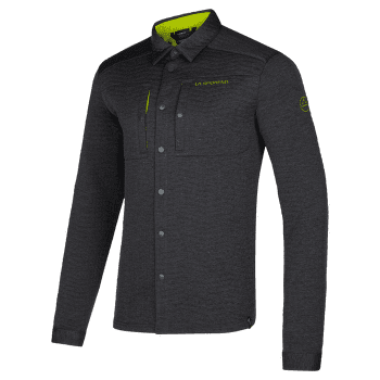 Cămașă cu mânecă lungă La Sportiva SPACER SHIRT Men Carbon/Lime Punch