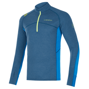 Tricou cu mânecă lungă La Sportiva SWIFT LONG SLEEVE Men Storm Blue/Electric Blue