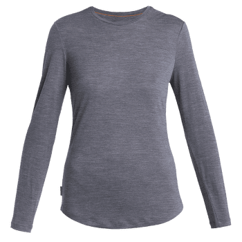 Tricou cu mânecă lungă Icebreaker Merino 125 Cool-Lite Sphere III LS Tee Women Midnight Navy Hthr