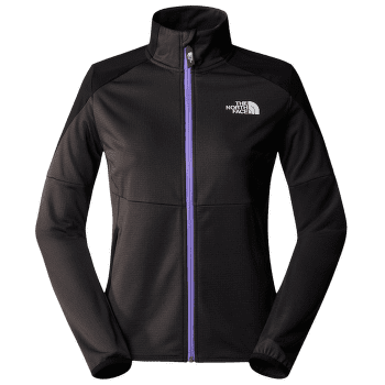 Hanorac The North Face MIDDLE ROCK FZ FLEECE Women MN8 ASPHALT GREY/TNF BLACK