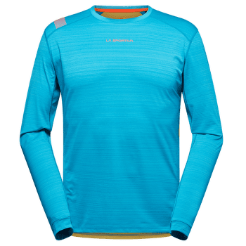 Tricou cu mânecă lungă La Sportiva TOUR LONG SLEEVE Men Tropic Blue/Bamboo