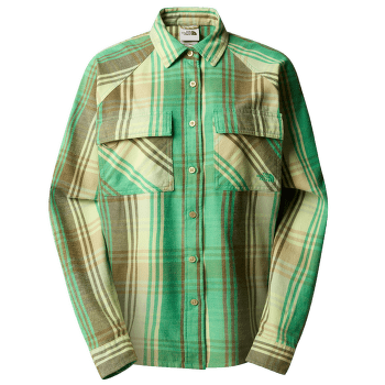 Cămașă cu mânecă lungă The North Face SET UP CAMP FLANNEL Women OPTIC EMERALD TESSELLATION MEDIUM PLAID