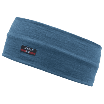 Bandă pentru cap Devold Breeze Headband 258A Blue